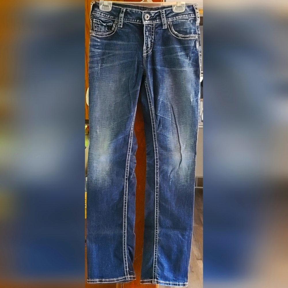 Silver Women's Suki Mid Straight Jeans